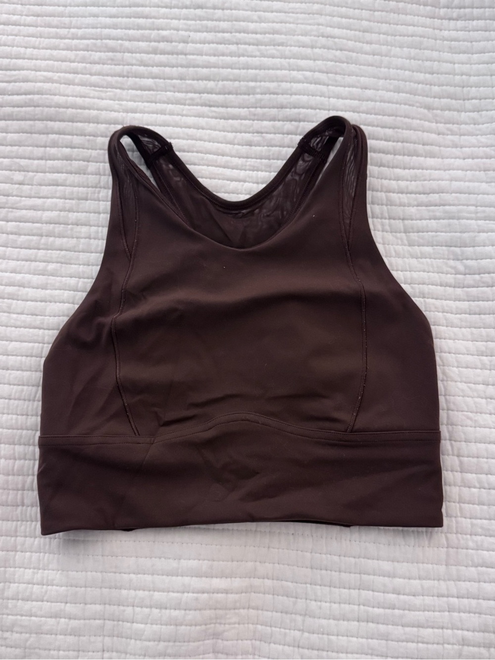 lululemon athletica Brown High-Neck Sports Bra Tank